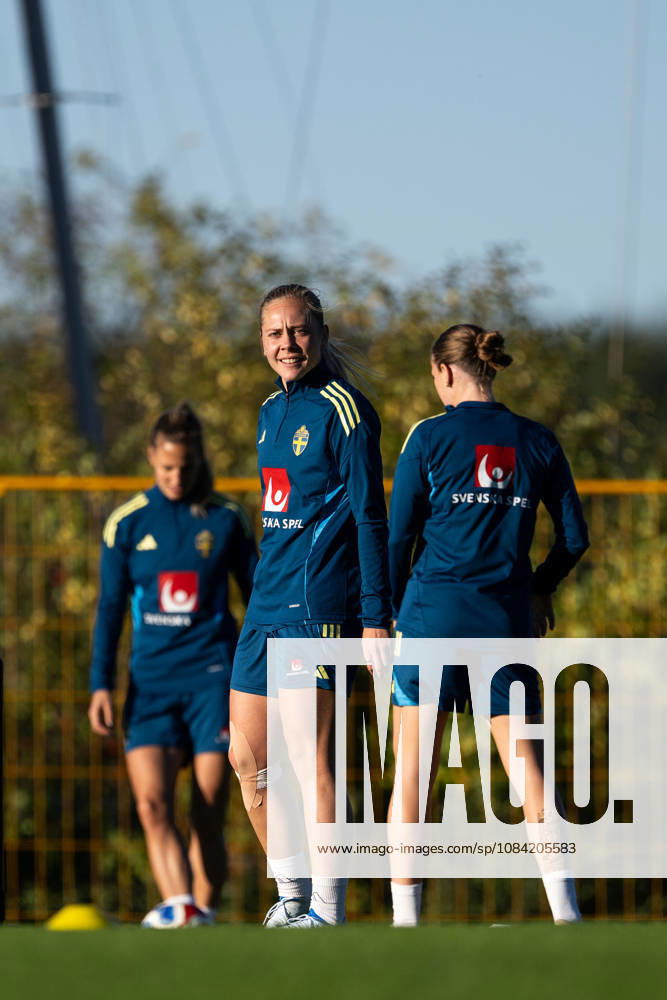 Alice Bergström of the Swedish women’s national soccer team during a training session on October 6, 2026 in Stockholm. Photo by Emma Wallskog, BILDBYRAN, code EW EW0714: soccer, football, fotball, World Cup qualifiers, FIFA Women’s World Cup qualifier, training, Sweden, women’s soccer, bbeng