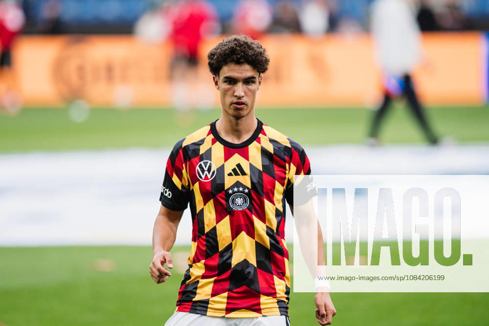 U-21 European Championship Qualifier: Germany vs. Georgia, October 6, 2026; Noah Darvich, Germany, 17; Soccer; U-21 European Championship Qualifier, Matchday 10: Germany vs. Georgia on October 6, 2026; Bielefeld DFB REGULATIONS PROHIBIT ANY USE OF PHOTOGRAPHS AS IMAGE SEQUENCES AND OR QUASI-VIDEO