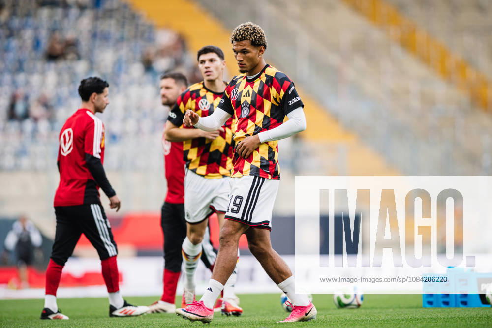 U-21 European Championship Qualifier: Germany vs. Georgia, October 6, 2026, Paris Brunner, Germany, 19, Soccer, U-21 European Championship Qualifier, Matchday 10: Germany vs. Georgia on October 6, 2026, Bielefeld DFB REGULATIONS PROHIBIT ANY USE OF PHOTOGRAPHS AS IMAGE SEQUENCES AND OR QUASI-VIDEO