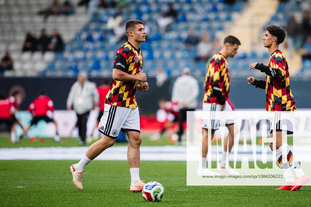 U-21 European Championship Qualifier: Germany vs. Georgia, October 6, 2026; Nicolò Tresoldi; Germany; 9; Soccer; U-21 European Championship Qualifiers; Matchday 10: Germany vs. Georgia on October 6, 2026; Bielefeld DFB REGULATIONS PROHIBIT ANY USE OF PHOTOGRAPHS AS IMAGE SEQUENCES AND OR QUASI-VIDEO