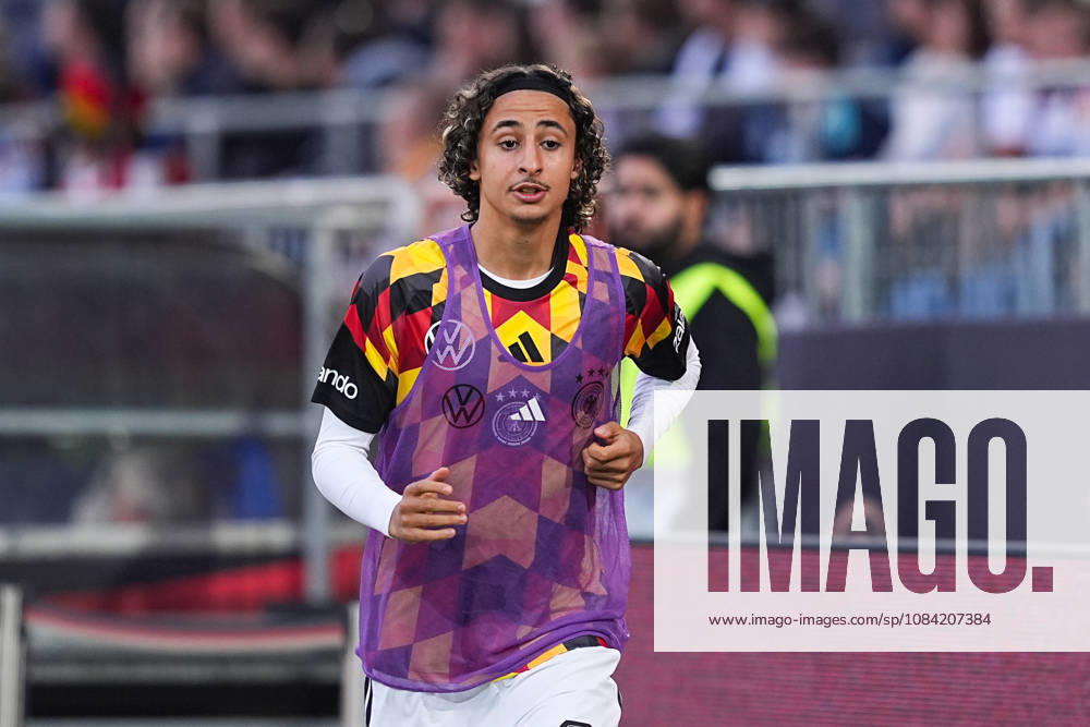 Men s, Soccer, International Match, U21, European Championship Qualifiers, Germany vs. Georgia, 2026–2027 Season, Schüco Arena, Wael Mohya, GER, 21 DFB regulations prohibit any use of photographs as image sequences and or quasi-video