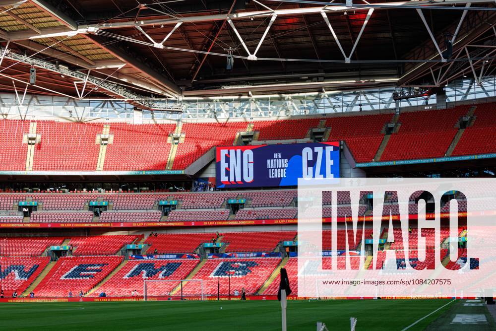 England v Czechia UEFA Nations League, Tuesday 6th October 2026: Wembley Stadium before the UEFA Nations League Group C Fixture between England and Czechia at Wembley Stadium, Wembley in London, England. (Photo by Alex Ferrelly Sports Press Photo)