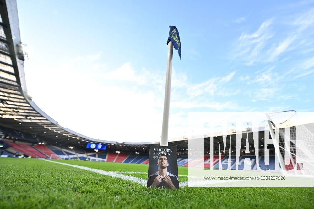 Scotland v Slovenia UEFA Nations League General view of the mtachday programme pre-match during the UEFA Nations League match at Barclays Hampden, Glasgow 06 10 2026 UK Newspapers OUT