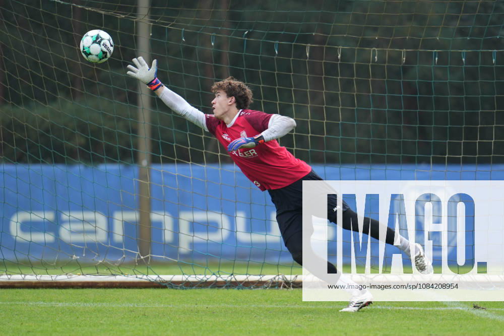 German Soccer, Training Session, 3rd Division, 2026–2027 Season, NVB Campus, SV Meppen, Tuesday, October 6, 2026, Morning Training: Timo Schmitz (SV Meppen) Makes 30 Saves on a Shot on Goal