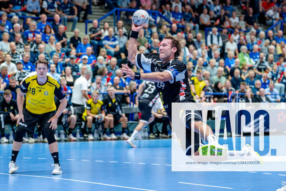 Solingen, October 6, 2026, Handball, Men s, EHF, European League, Group Stage, Matchday 2, 2026–2027, Bergischer HC vs. IK Sävehof, Tom Bergner (Bergischer HC), 28 shots on goal