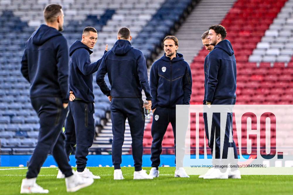 Scotland v Slovenia UEFA Nations League Players of Slovenia arrive during the UEFA Nations League match at Barclays Hampden, Glasgow 06 10 2026 UK Newspapers OUT
