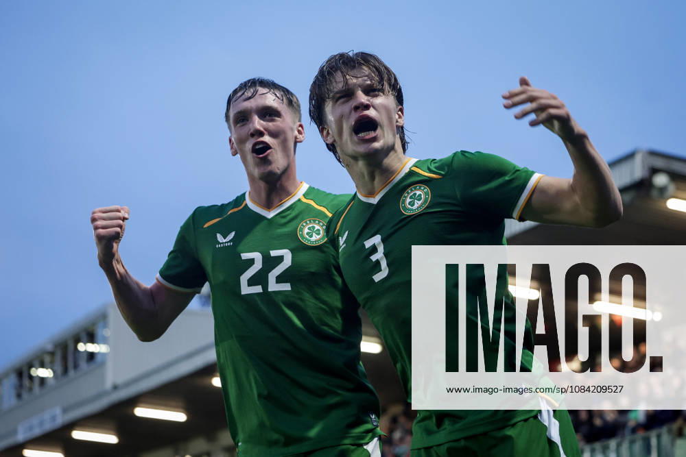 2027 UEFA Under 21 European Qualifier, Munster FA Turner s Cross, Cork 6 10 2026 Republic of Ireland vs England Ireland s Conor McManus celebrates with Oisin Gallagher after he scores his sides 2nd goal of the match Conor McManus celebrates with Oisin Gallagher after he scores his sides 2nd goal of the match 6 10 2026