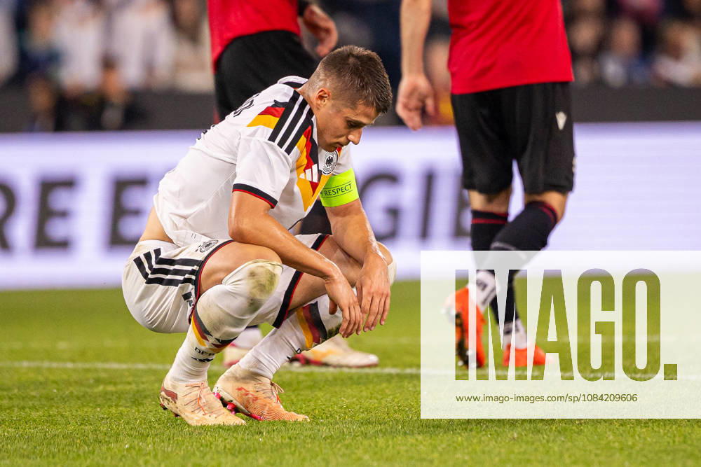 Nicolo Tresoldi Germany U21, 09 after the final whistle GER, Germany GER vs. Georgia GEO, Soccer, UEFA U21 European Championship Qualifiers, Group F, Matchday 13, 2026–2027 season, October 6, 2026, GER, Germany GER vs. Georgia GEO, soccer, UEFA U21 European Championship Qualifiers, Group F, Matchday 13, 2026–2027 season, October 6, 2026, Bielefeld