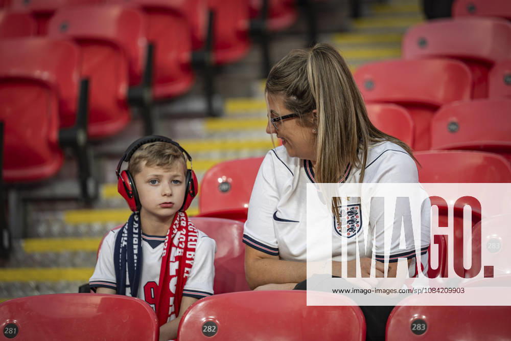 6th October 2026; Wembley Stadium, London, England; UEFA Nations League Football, England versus Czech Republic; England fans wait for the players to arrive GodfreyxPitt