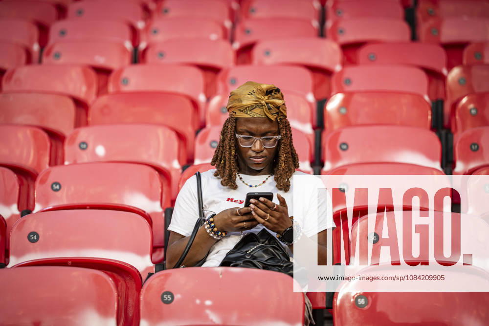 6th October 2026; Wembley Stadium, London, England; UEFA Nations League Football, England versus Czech Republic; An England fan waits for the players to arrive GodfreyxPitt