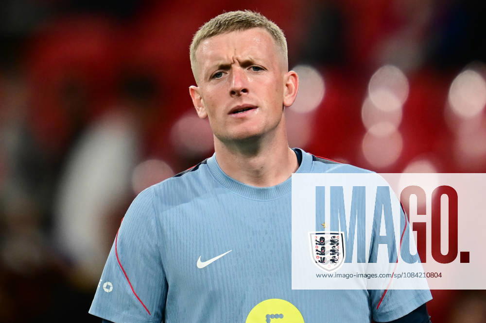 England v Czechia, UEFA Nations League England goalkeeper Jordan Pickford (1) during the UEFA Nations League match between England and Czechia at Wembley Stadium, London, UK on 6 October 2026. London Wembley Stadium Greater London UK Editorial use only ,