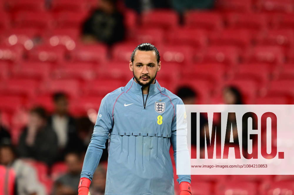 England v Czechia, UEFA Nations League England goalkeeper James Trafford (13) during the UEFA Nations League match between England and Czechia at Wembley Stadium, London, UK on 6 October 2026. London Wembley Stadium Greater London UK Editorial use only ,