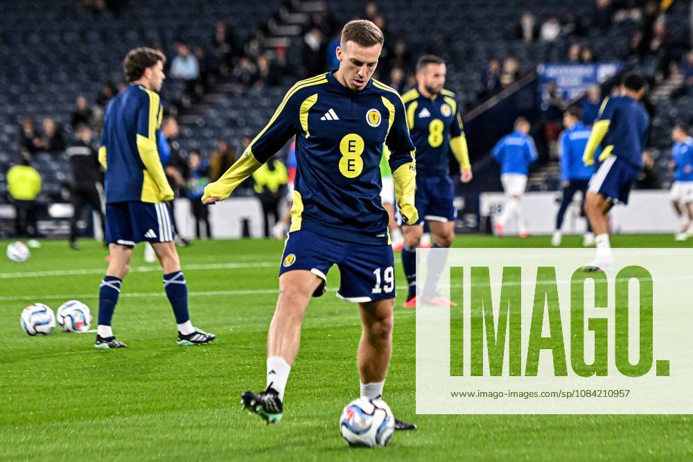 Scotland v Slovenia UEFA Nations League Lewis Ferguson of Scotland warms up during the UEFA Nations League match at Barclays Hampden, Glasgow 06 10 2026 UK Newspapers OUT