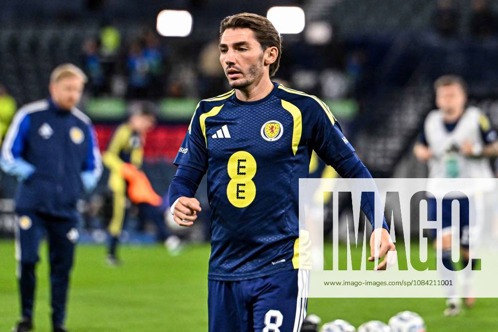 Scotland v Slovenia UEFA Nations League Billy Gilmour of Scotland warms up during the UEFA Nations League match at Barclays Hampden, Glasgow 06 10 2026 UK Newspapers OUT