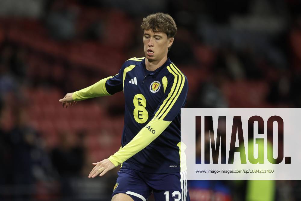 6th October 2026; Hampden Park, Glasgow, Scotland; UEFA Nations League Football, Scotland versus Slovenia; Jack Hendry of Scotland during the warm up before the match DavidxYoung