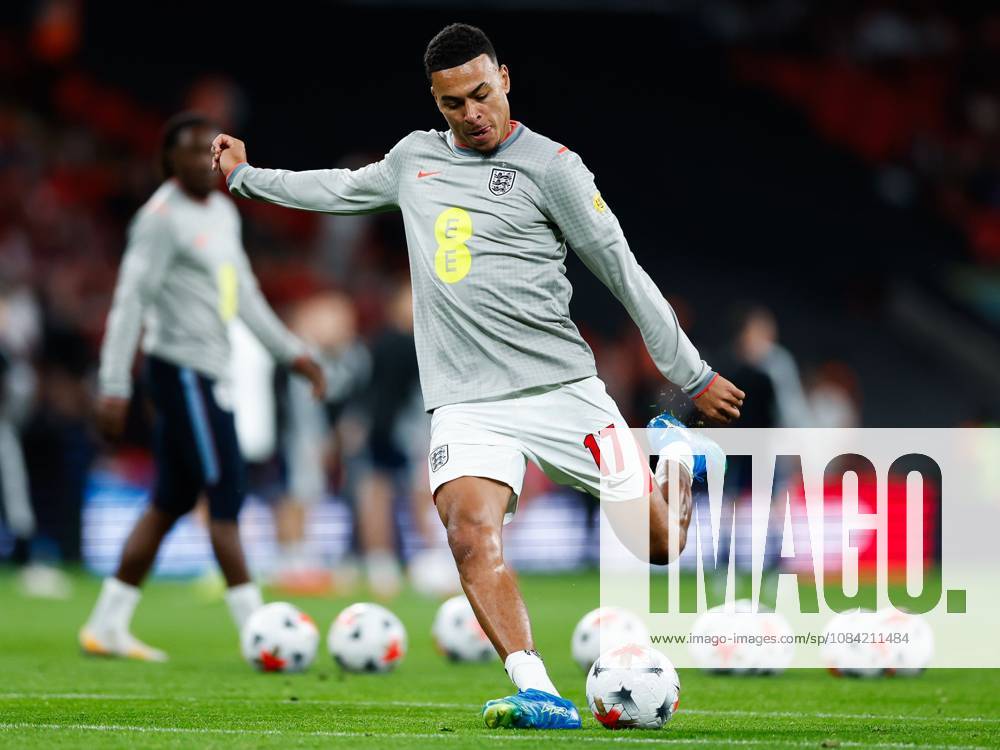 Morgan Rogers of England warms up England v Czechia, UEFA Nations League, Football, Wembley Stadium, London, UK - 06 Oct 2026London Wembley Stadium United Kingdom