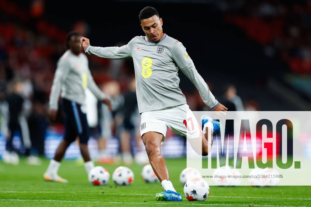 Morgan Rogers of England warms up England v Czechia, UEFA Nations League, Football, Wembley Stadium, London, UK - 06 Oct 2026London Wembley Stadium United Kingdom
