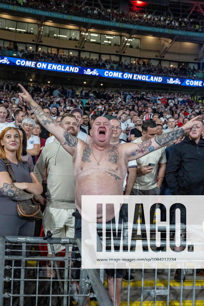 UEFA Nations League, England vs. Czech Republic—An English fan during the game in London