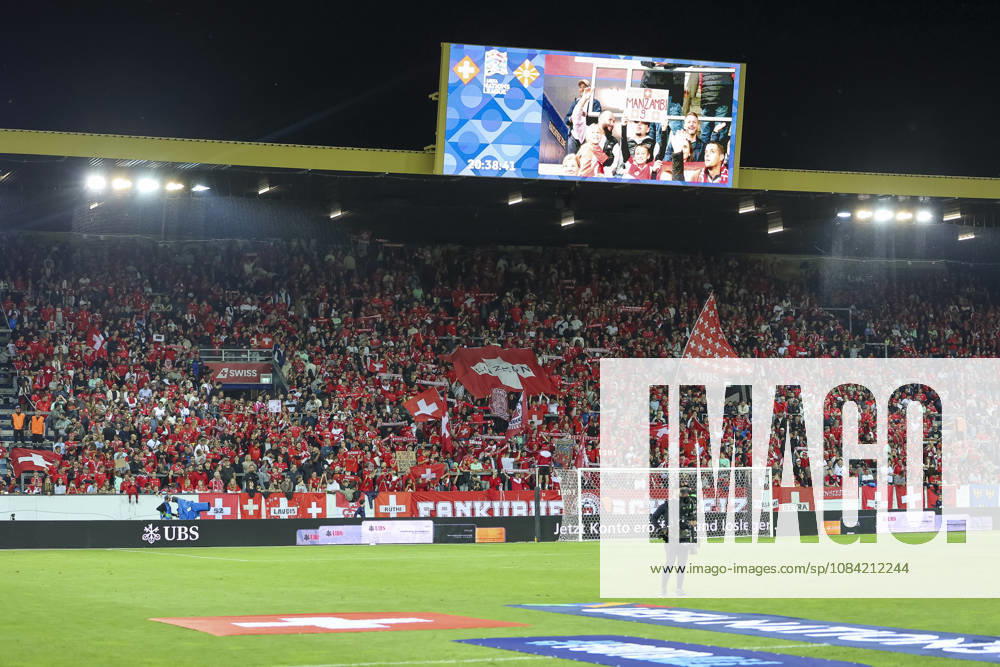 Fans Switzerland, Switzerland, UEFA, Nations League, Matchday 4, Switzerland vs. North Macedonia, October 6, 2026, Lucerne Swissporarena, Switzerland