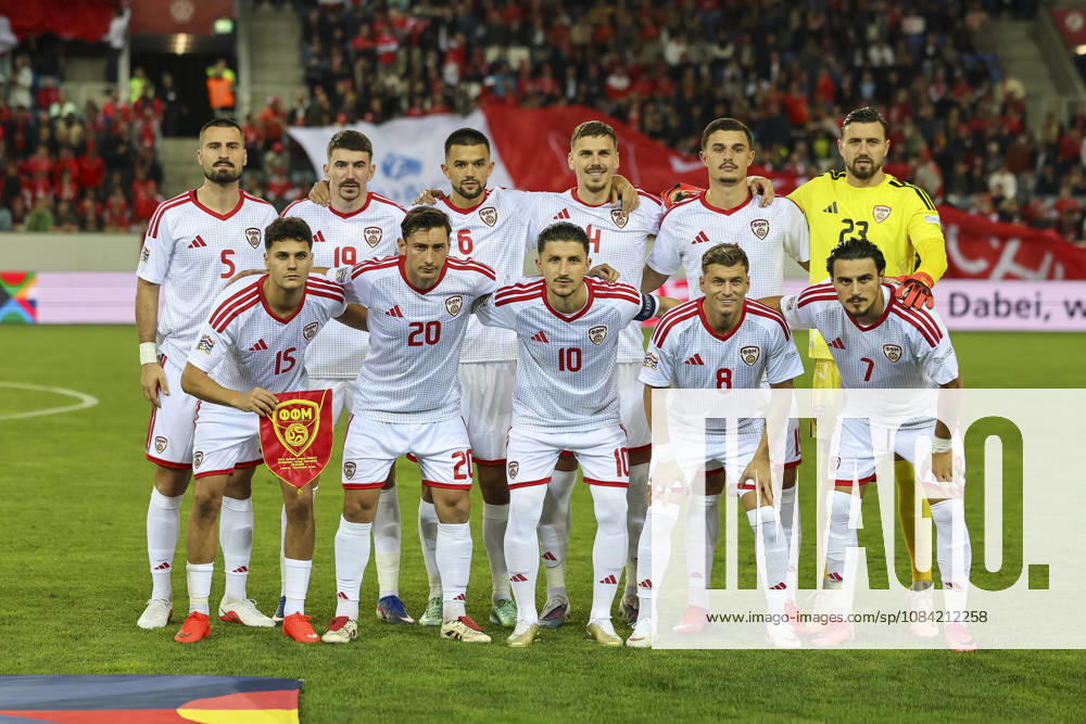 Team photo, North Macedonia, Switzerland, UEFA, Nations League, Matchday 4, Switzerland vs. North Macedonia, October 6, 2026, Lucerne Swissporarena, Switzerland
