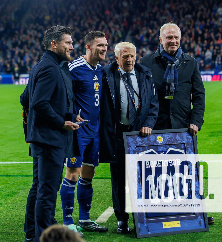 Scotland v Slovenia, UEFA Nations League, League B Group 1 : Andy Robertson 100 caps