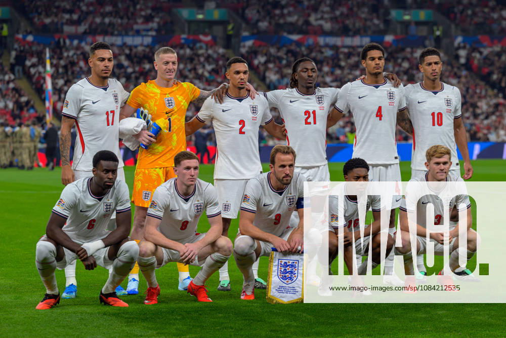 LONDON, ENGLAND OCTOBER 06 - Players of England team photo before the UEFA Nations League game between England and Czechia at Wembley Stadium on October 06, 2026 in London, England. (Photo by Keeran Marquis Sports Press Photo)