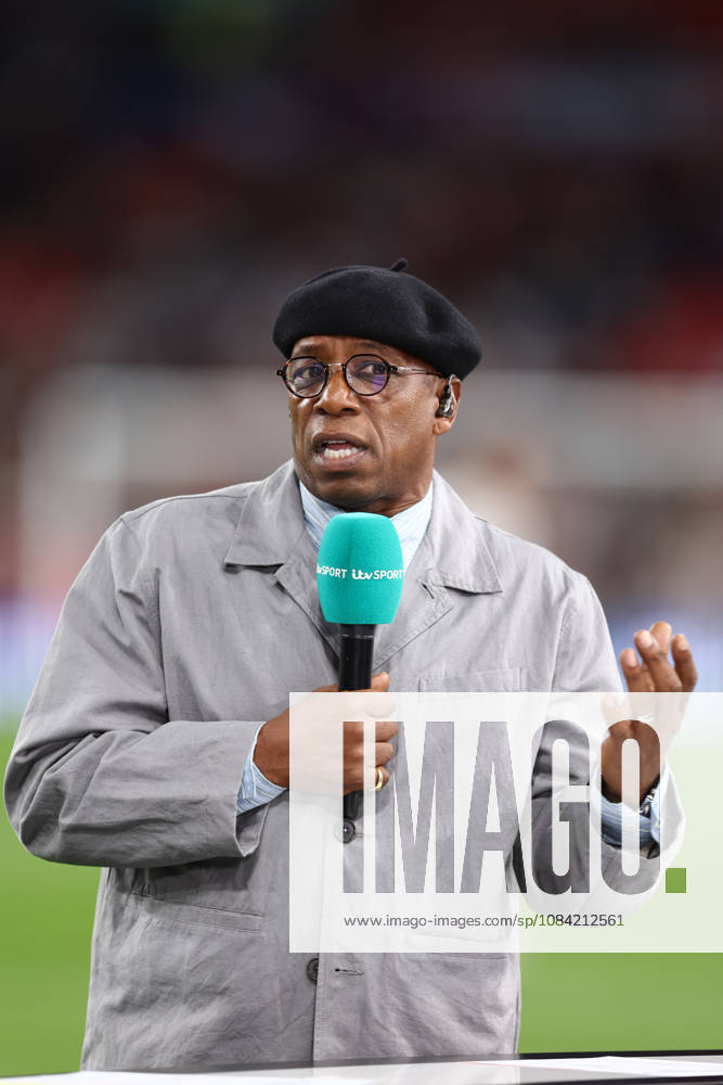 England gegen Tschechien, 6. Oktober 2026, Wembley, UEFA Nations League: England gegen Tschechien – Ian Wright im Einsatz für ITV. Foto: Jacques Feeney, Offside, London, Großbritannien