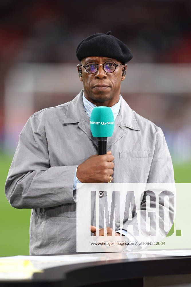 England gegen Tschechien, 6. Oktober 2026, Wembley, UEFA Nations League: England gegen Tschechien – Ian Wright im Einsatz für ITV. Foto: Jacques Feeney, Offside, London, Großbritannien