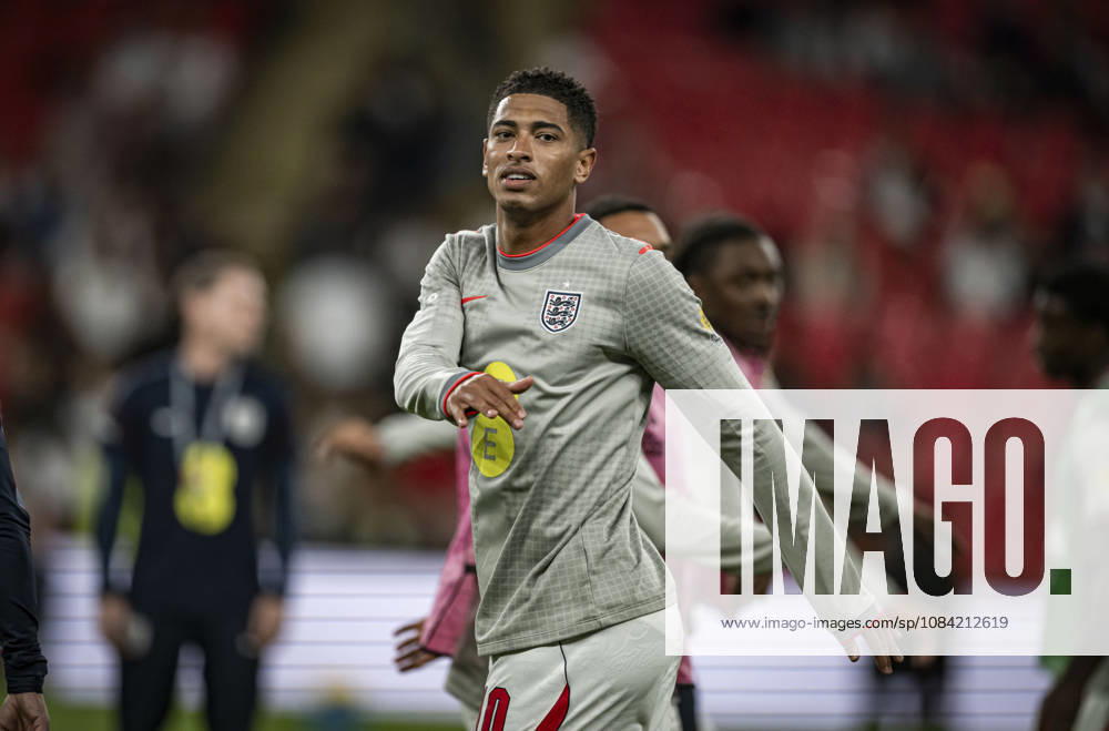 6th October 2026; Wembley Stadium, London, England; UEFA Nations League Football, England versus Czech Republic; Jude Bellingham of England during the pre-match warm-up GodfreyxPitt