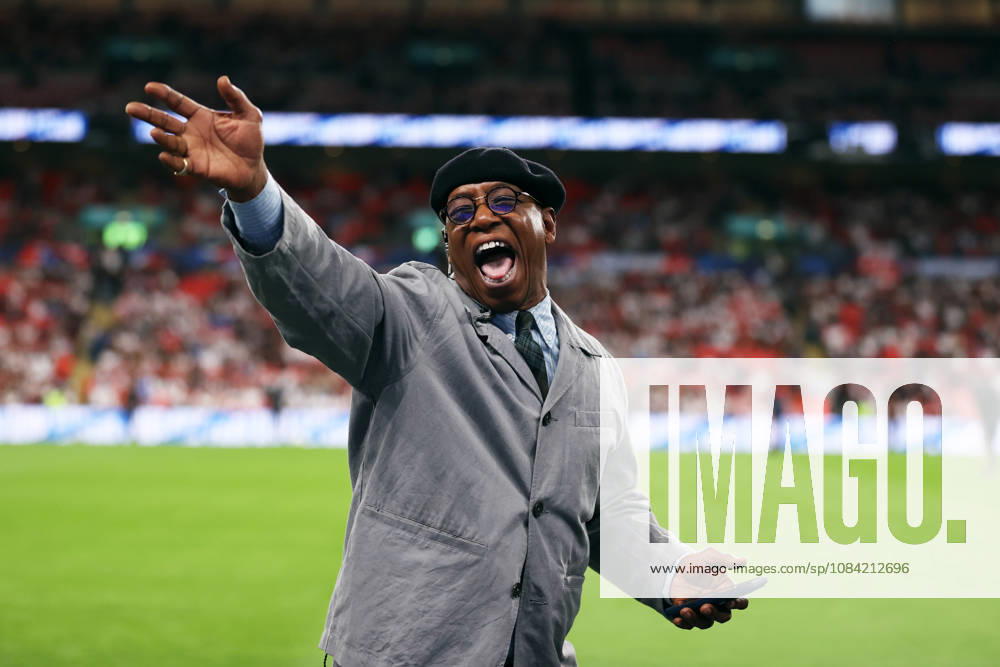 England gegen Tschechien, 6. Oktober 2026, Wembley, UEFA Nations League: England gegen Tschechien – Ian Wright im Einsatz für ITV. Foto: Jacques Feeney, Offside, London, Großbritannien