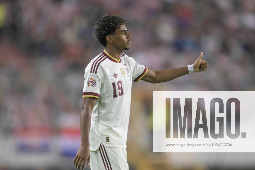 Croatia v Spain - UEFA Nations League 2026 27 Group A3 MD4 Lamine Yamal of Spain during the UEFA Nations League 2026 27 group phase match between Croatia and Spain at Stadion Poljud on October 6, 2026 in Split, Croatia. IgorxSoban PIXSELL