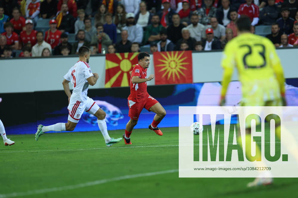 Mohamed Zeki Amdouni (10, Switzerland) during the UEFA Nations League match between Switzerland and North Macedonia at thermoplan arena on October 6, 2026 in Lucerne, Switzerland.