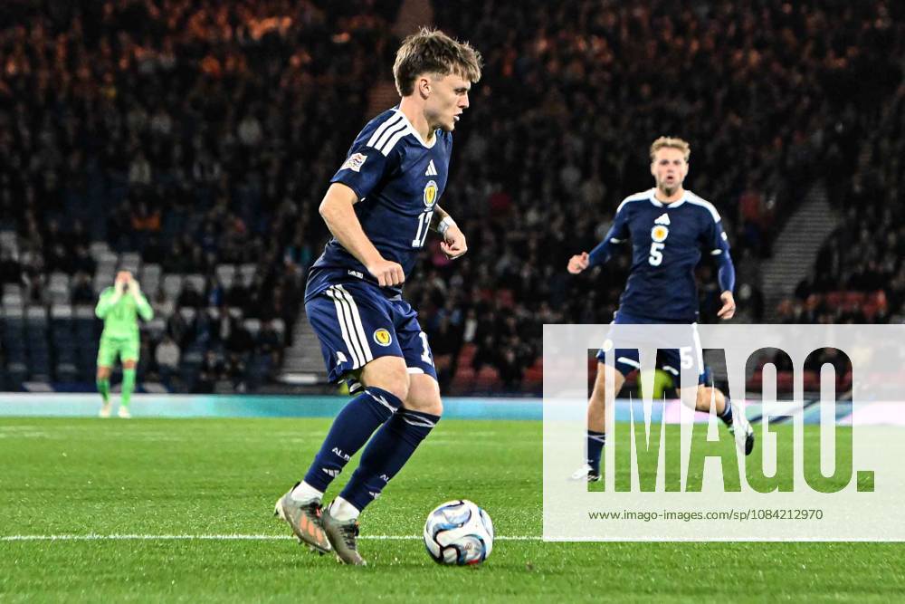 Scotland v Slovenia UEFA Nations League Ben Gannon-Doak of Scotland on the ball during the UEFA Nations League match at Barclays Hampden, Glasgow 06 10 2026 UK Newspapers OUT