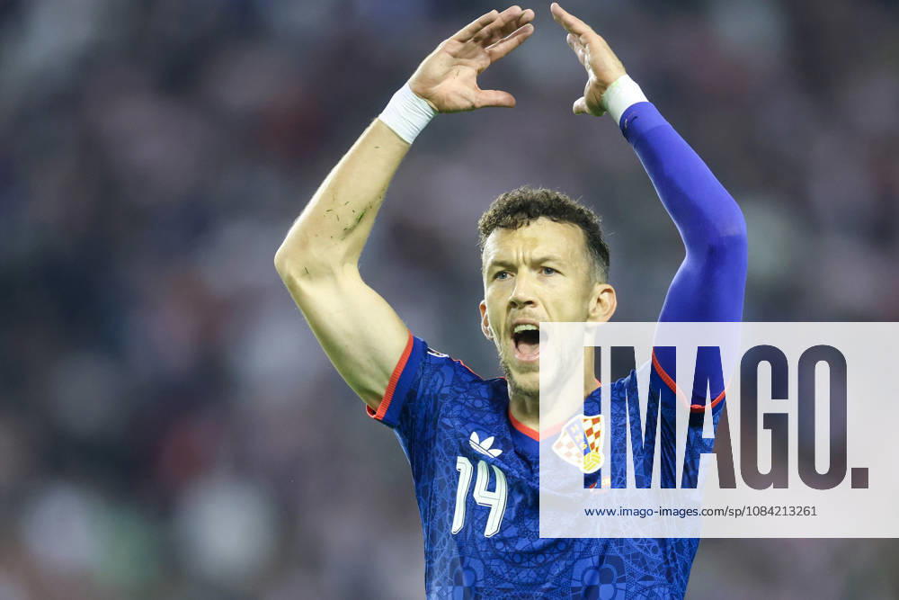 Croatia v Spain - UEFA Nations League 2026 27 Group A3 MD4 Ivan Perisic of Croatia reacts during the UEFA Nations League 2026 27 group phase match between Croatia and Spain at Stadion Poljud on October 6, 2026 in Split, Croatia. SanjinxStrukic PIXSELL
