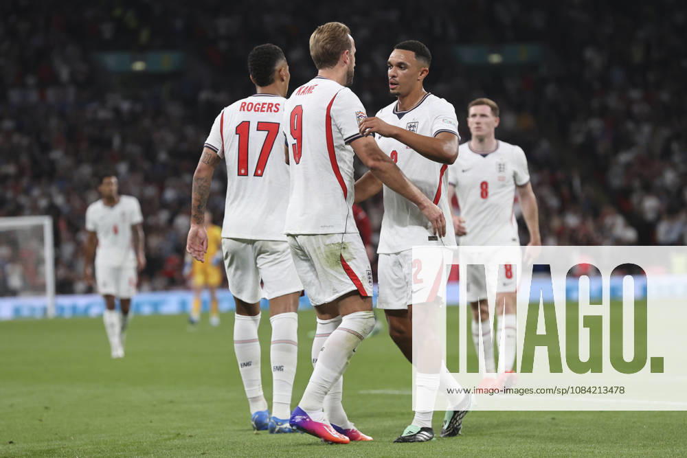 England v Czechia UEFA Nations League The England players celebrate their sides 1st goal during the UEFA Nations League match at Wembley Stadium, London 06 10 2026 UK Newspapers OUT