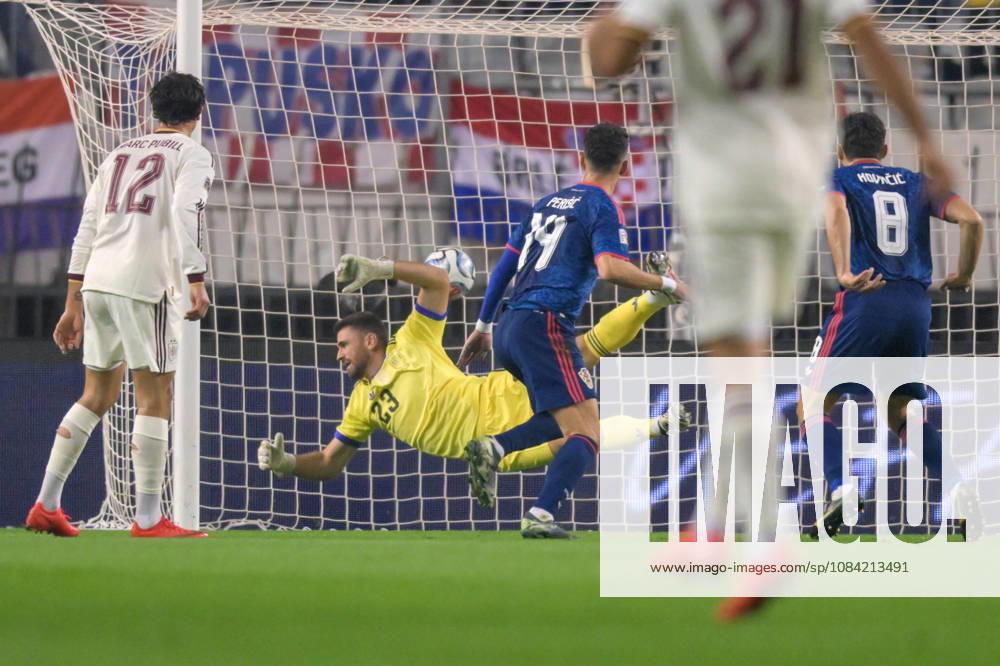 Croatia v Spain - UEFA Nations League 2026 27 Group A3 MD4 Ivan Perisic of Croatia scores a goal for 1:0 during the UEFA Nations League 2026 27 group phase match between Croatia and Spain at Stadion Poljud on October 6, 2026 in Split, Croatia. IgorxSoban PIXSELL