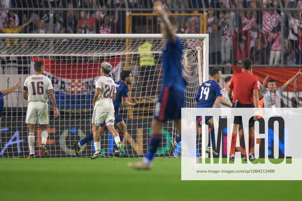 Croatia v Spain - UEFA Nations League 2026 27 Group A3 MD4 Ivan Perisic of Croatia scores a goal for 1:0 during the UEFA Nations League 2026 27 group phase match between Croatia and Spain at Stadion Poljud on October 6, 2026 in Split, Croatia. IgorxSoban PIXSELL