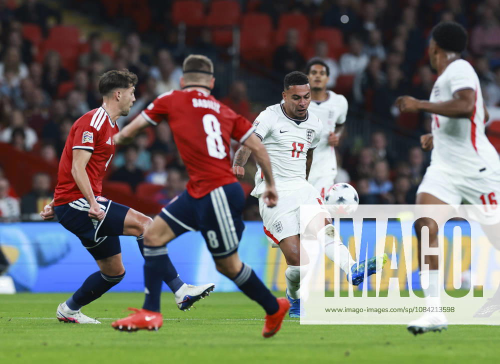 England v Czech Republic, UEFA Nations League, League A - Group 3 London, UK: England v Czech Republic, UEFA Nations League, League A - Group 3, Wembley Stadium. 6 October 2026 Photograph by Marc Aspland for The Times & The Sunday Times Morgan Rogers of England