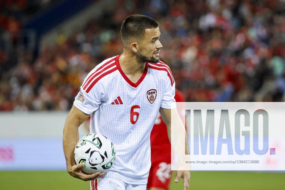 Visar Musliu, North Macedonia, 06, Switzerland, UEFA, Nations League, Matchday 4, Switzerland vs. North Macedonia, October 6, 2026, Swissporarena, Lucerne, Switzerland