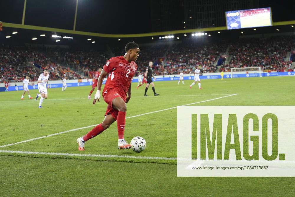 Sascha Britschgi (2 SUI) during the UEFA Nations League match between Switzerland and North Macedonia at thermoplan arena on October 06, 2026 in Luzern, Switzerland.