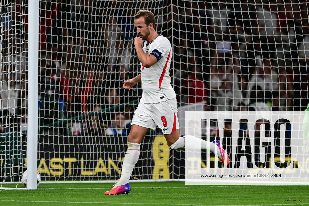 England v Czechia, UEFA Nations League GOAL England forward Harry Kane (9) scores a goal from open play and celebrates 2-0 during the UEFA Nations League match between England and Czechia at Wembley Stadium, London, UK on 6 October 2026. London Wembley Stadium Greater London UK Editorial use only ,
