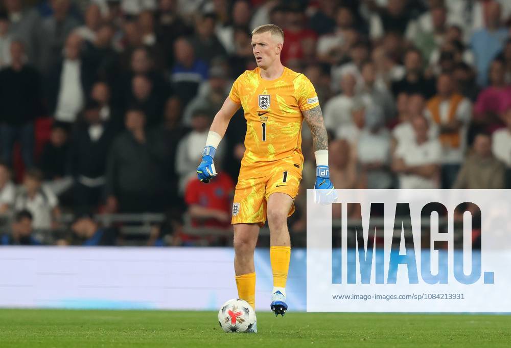 UEFA Nations League - England v Czechia LONDON, ENGLAND, OCTOBER 6: Jordan Pickford of England national team, Nationalteam during The UEFA Nations League match in Group A3 between England v Czechia at Wembley Stadium, London, England, on October 6. (Photo by Daniel Weir) London Wembley Stadium England