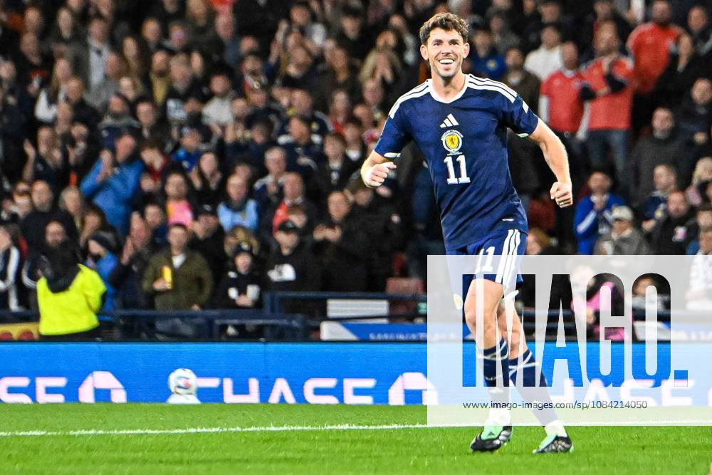 Scotland v Slovenia UEFA Nations League Ryan Christie of Scotland scores his sides first goal of the match and celebrates his goal during the UEFA Nations League match at Barclays Hampden, Glasgow 06 10 2026 UK Newspapers OUT