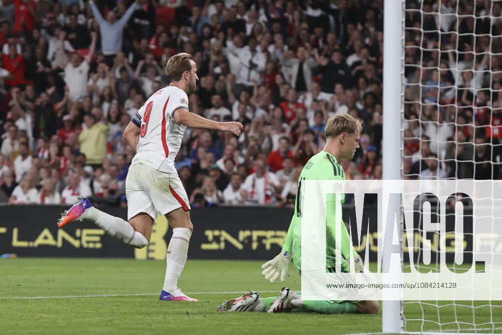 England v Czechia UEFA Nations League Harry Kane of England celebrates scoring his sides 2nd goal during the UEFA Nations League match at Wembley Stadium, London 06 10 2026 UK Newspapers OUT