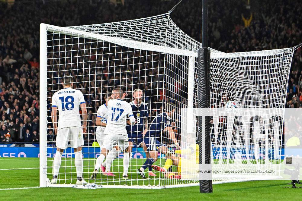 Scotland v Slovenia UEFA Nations League Ryan Christie of Scotland scores his sides first goal of the match during the UEFA Nations League match at Barclays Hampden, Glasgow 06 10 2026 UK Newspapers OUT
