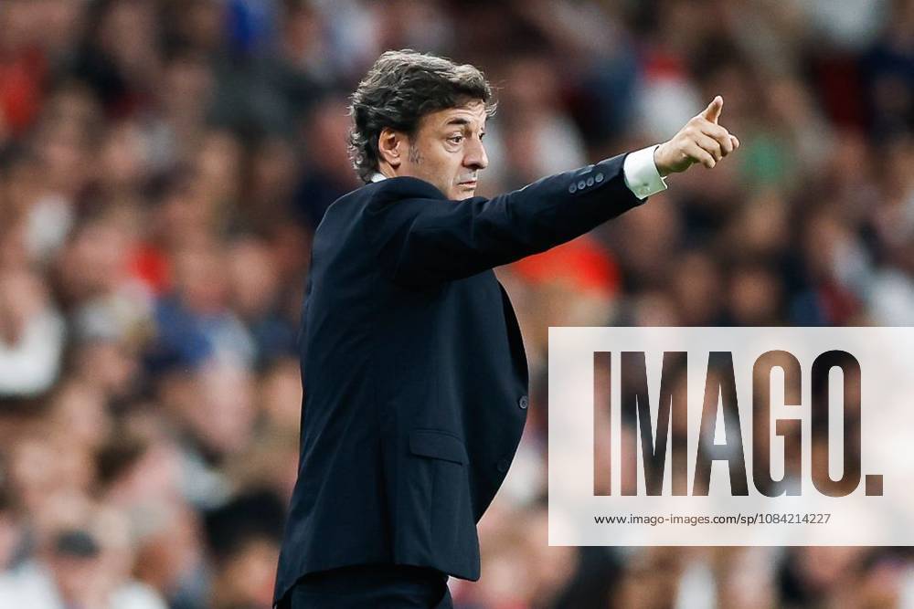 Czechia Head Coach Santi Denia gives instructions to his players England v Czechia, UEFA Nations League, Football, Wembley Stadium, London, UK - 06 Oct 2026London Wembley Stadium United Kingdom