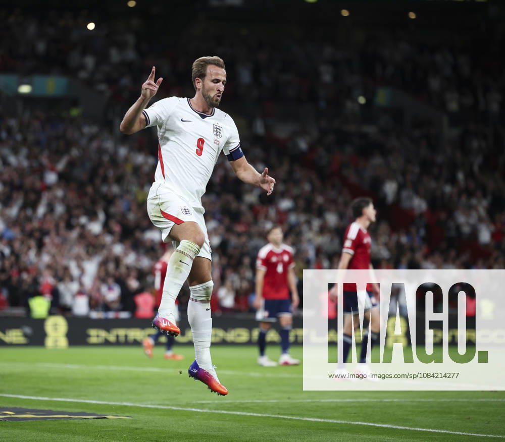 England v Czech Republic, UEFA Nations League, League A - Group 3 London, UK: England v Czech Republic, UEFA Nations League, League A - Group 3, Wembley Stadium. 6 October 2026 Photograph by Marc Aspland for The Times & The Sunday Times Harry Kane of England celebrates scoring his teams 2nd goal 2-0