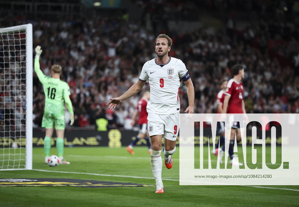 England v Czech Republic, UEFA Nations League, League A - Group 3 London, UK: England v Czech Republic, UEFA Nations League, League A - Group 3, Wembley Stadium. 6 October 2026 Photograph by Marc Aspland for The Times & The Sunday Times Harry Kane of England celebrates scoring his teams 2nd goal 2-0