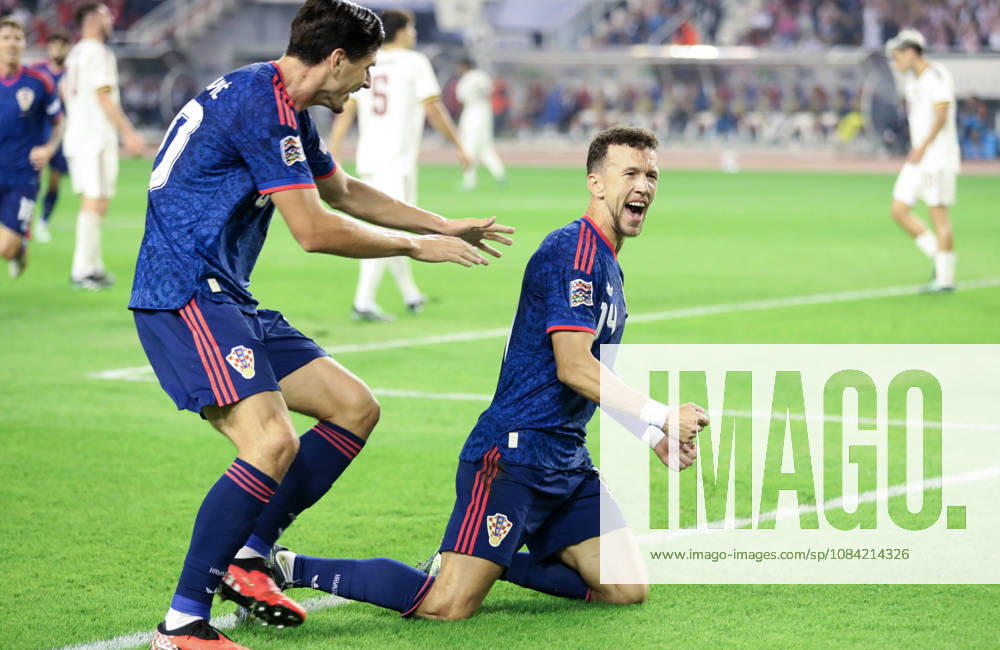 Croatia v Spain - UEFA Nations League 2026 27 Group A3 MD4 Igor Matanovic and Ivan Perisic of Croatia celebrate afte Ivan Perisic of Croatia score a goal for 1:0 during the UEFA Nations League 2026 27 group phase match between Croatia and Spain at Stadion Poljud on October 6, 2026 in Split, Croatia. IvoxCagalj PIXSELL