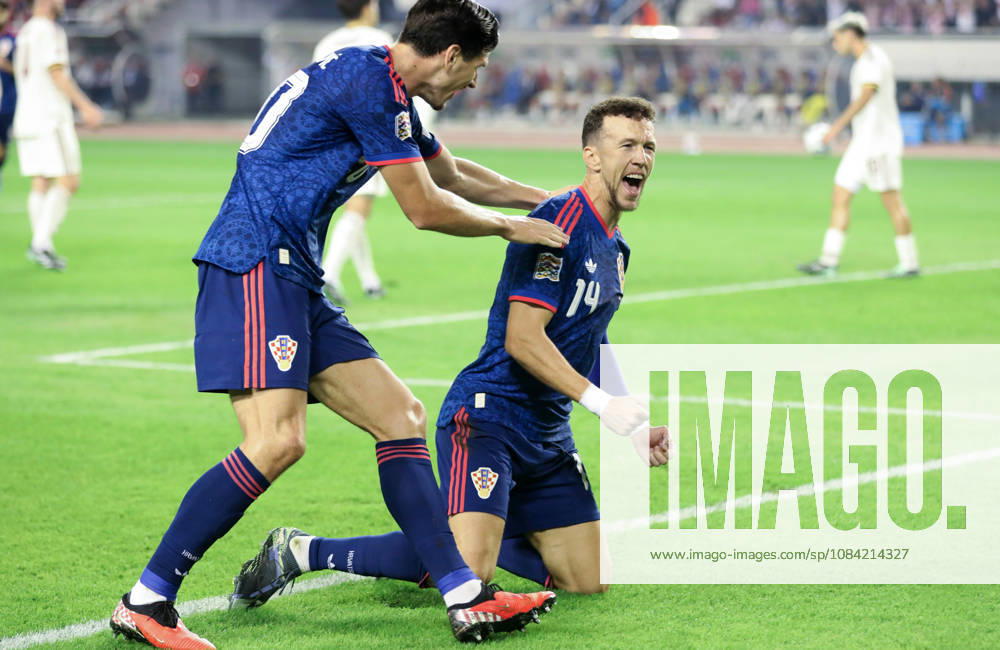 Croatia v Spain - UEFA Nations League 2026 27 Group A3 MD4 Igor Matanovic and Ivan Perisic of Croatia celebrate afte Ivan Perisic of Croatia score a goal for 1:0 during the UEFA Nations League 2026 27 group phase match between Croatia and Spain at Stadion Poljud on October 6, 2026 in Split, Croatia. IvoxCagalj PIXSELL